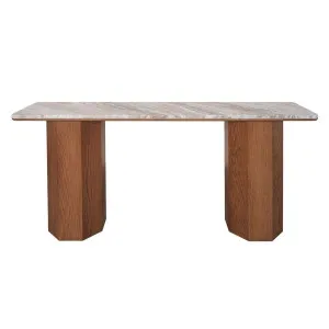 Barlow Marble Console Table - Walnut by CAFE Lighting & Living, a Console Table for sale on Style Sourcebook