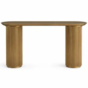 Nomad Console Table - Large Antique Gold by CAFE Lighting & Living, a Console Table for sale on Style Sourcebook