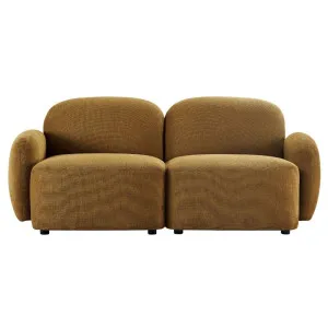 Ramona Modular 2 Seater Sofa - Toffee by CAFE Lighting & Living, a Sofas for sale on Style Sourcebook