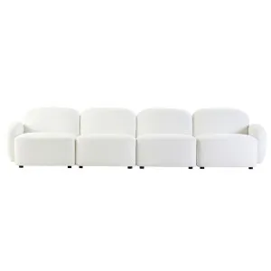 Ramona Modular 4 Seater Sofa - White by CAFE Lighting & Living, a Sofas for sale on Style Sourcebook