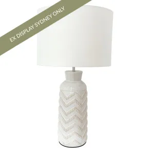 Divisa Table Lamp - White - OUTLET NSW by CAFE Lighting & Living, a Lamps for sale on Style Sourcebook