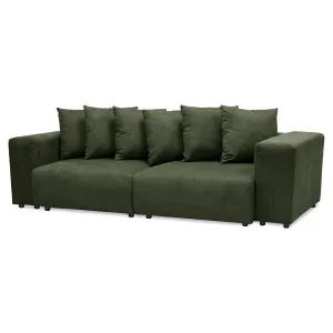 Ravo Slipcover 3 Seater Modular Sofa Set in Olive Green by Luxo Furniture, a Sofas for sale on Style Sourcebook