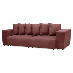 Ravo Slipcover 3 Seater Modular Sofa Set in Dusty Rose by Luxo Furniture, a Sofas for sale on Style Sourcebook