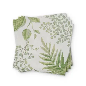 20Pc Fern Green/Blue Paper Napkin Set 33x33cm by Madras Link, a Napkins for sale on Style Sourcebook