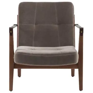 De La Espada Capo Lounge Armchair - Danish Oiled Walnut and Harald 242 Upholstery 781SDOWHARALD242 by De La Espada, a Sofas for sale on Style Sourcebook