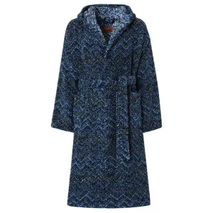 Missoni Azul 150 Hooded Bathrobe - Small 8053147124377 by Missoni, a Bathrobes for sale on Style Sourcebook
