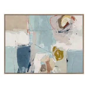 Chalk & Citrus 1 Landscape Box Framed Canvas in 123 x 93cm by OZ Design, a Painted Canvases for sale on Style Sourcebook