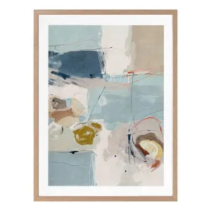 Chalk & Citrus 1 Portrait Framed Print in 68 x 84 cm by OZ Design, a Prints for sale on Style Sourcebook