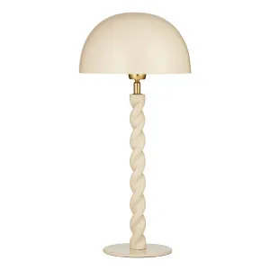 Ormond Table Lamp 25x52cm in Ivory by OZ Design, a Table & Bedside Lamps for sale on Style Sourcebook