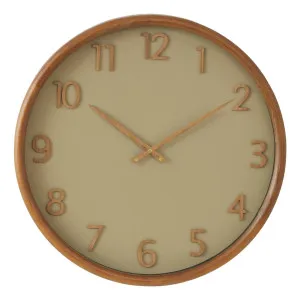 Parker Clock 60cm in Walnut by OZ Design, a Clocks for sale on Style Sourcebook