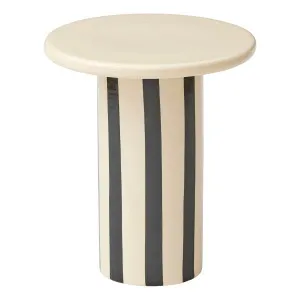 Tyra Side Table 40.5x45.5cm in Black by OZ Design, a Side Table for sale on Style Sourcebook