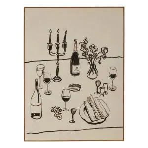 Soiree Box Framed Canvas in 90 x 120cm by OZ Design, a Painted Canvases for sale on Style Sourcebook