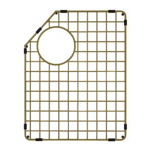 Turner Hastings Chester 80 x 50 Protective Grid For Right Hand Bowl - Brushed Brass 4A40312-BB by Turner Hastings, a Kitchen Sinks for sale on Style Sourcebook