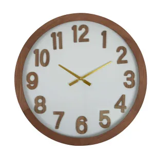 Cade Clock 70cm in Walnut by OZ Design, a Clocks for sale on Style Sourcebook