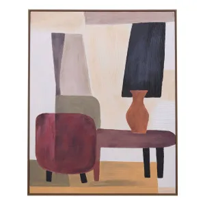 Lounging 2 Box Framed Canvas in 82 x 102cm by OZ Design, a Painted Canvases for sale on Style Sourcebook