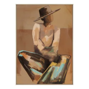 Amigo Adeline Box Framed Canvas in 94 x 132cm by OZ Design, a Painted Canvases for sale on Style Sourcebook