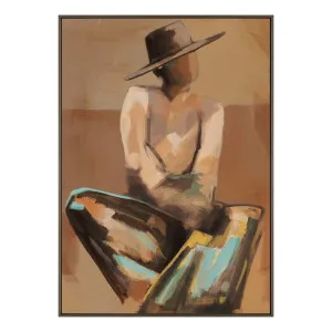 Amigo Adeline Box Framed Canvas in 85 x119cm by OZ Design, a Painted Canvases for sale on Style Sourcebook