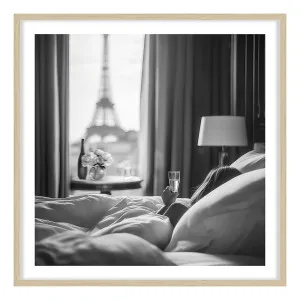 Parisian Morning Framed Print in 95 x 95cm by OZ Design, a Prints for sale on Style Sourcebook