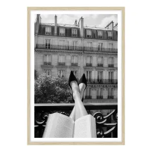 Balcony Parisian Framed Print in 84 x 118cm by OZ Design, a Prints for sale on Style Sourcebook