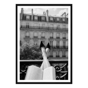 Balcony Parisian Framed Print in 103 x 143cm by OZ Design, a Prints for sale on Style Sourcebook