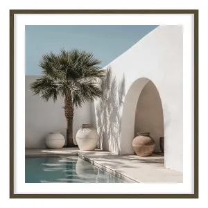 Villa in Stillness Framed Print in 105 x 105cm by OZ Design, a Prints for sale on Style Sourcebook