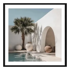 Villa in Stillness Framed Print in 118 x 118cm by OZ Design, a Prints for sale on Style Sourcebook