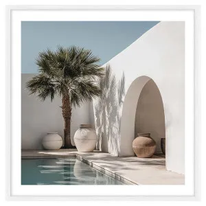 Villa in Stillness Framed Print in 60 x 60cm by OZ Design, a Prints for sale on Style Sourcebook