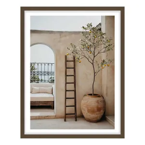 Arches & Citrus Framed Print in 97 x 135cm by OZ Design, a Prints for sale on Style Sourcebook