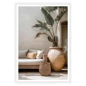 Terracotta Calm Framed Print in 95 x 133cm by OZ Design, a Prints for sale on Style Sourcebook