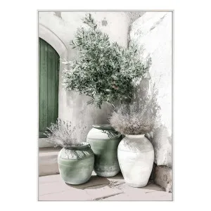 Sunlit Vessels Box Framed Canvas in 102 x 142cm by OZ Design, a Painted Canvases for sale on Style Sourcebook