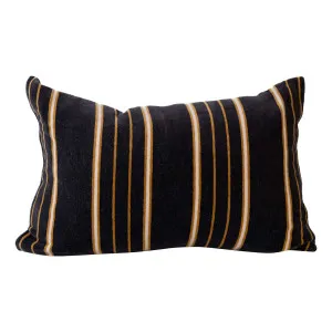 Gramercy Feather Fill Cushion 90x40cm in Midnight / Mustard by OZ Design, a Cushions, Decorative Pillows for sale on Style Sourcebook