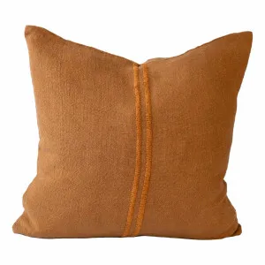 Orion Feather Fill Cushion 50x50cm in Mustard by OZ Design, a Cushions, Decorative Pillows for sale on Style Sourcebook