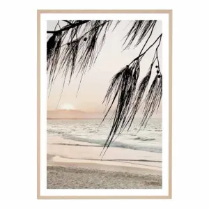 Wategos Sunset Framed Print in 45 x 62cm by OZ Design, a Prints for sale on Style Sourcebook