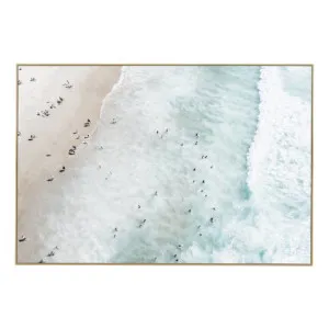 Burleigh Waves Box Framed Canvas in 122 x 82cm by OZ Design, a Painted Canvases for sale on Style Sourcebook