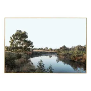 Fyshwick Wetlands Box Framed Canvas in 107 x 72cm by OZ Design, a Painted Canvases for sale on Style Sourcebook
