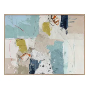 Chalk & Citrus 2 Landscape Box Framed Canvas in 123 x 93cm by OZ Design, a Painted Canvases for sale on Style Sourcebook