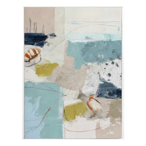 Chalk & Citrus 2 Portrait Box Framed Canvas in 123 x 163cm by OZ Design, a Painted Canvases for sale on Style Sourcebook