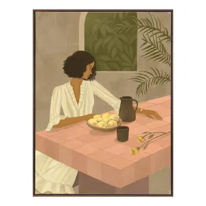 Ara & Lemons Box Framed Canvas in 78 x 103cm by OZ Design, a Painted Canvases for sale on Style Sourcebook