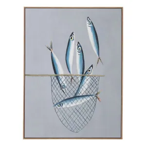 Netted Box Framed Canvas in 60 x 80cm by OZ Design, a Painted Canvases for sale on Style Sourcebook