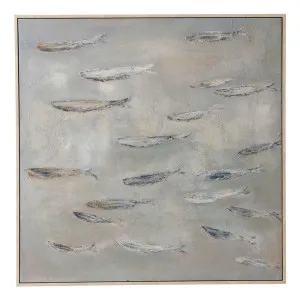 Truro Box Framed Canvas in 100 x 100cm by OZ Design, a Painted Canvases for sale on Style Sourcebook