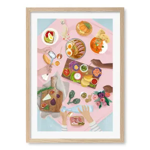 Brunch Framed Art Print by Petra Lizde by Profile Australia, a Prints for sale on Style Sourcebook