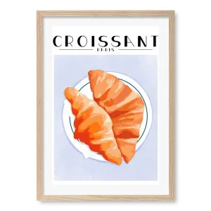Croissant - Paris Framed Art Print by Kammille by Profile Australia, a Prints for sale on Style Sourcebook