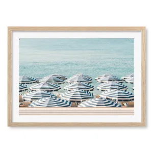 Seaside Stripes Framed Art Print by Talitha McQueen by Profile Australia, a Prints for sale on Style Sourcebook