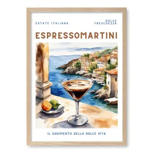 Espresso Martini Framed Art Print by Profile Australia, a Prints for sale on Style Sourcebook