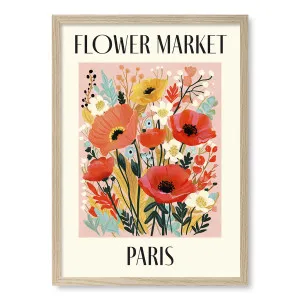 Flower Market Paris Framed Art Print by Profile Australia, a Prints for sale on Style Sourcebook