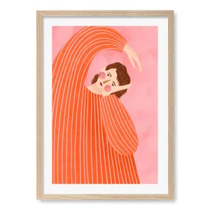 The Woman With The Orange Dress Framed Art Print by Bea Muller by Profile Australia, a Prints for sale on Style Sourcebook
