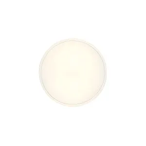 Telbix Sky Minimalist Slim LED Flush Mount Ceiling Light in White Frame - Small by Telbix, a Lighting for sale on Style Sourcebook