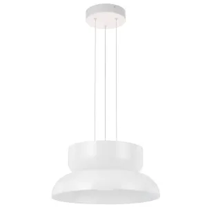 Telbix Skapa AB Sculptural Glass LED Pendant - White by Telbix, a Lighting for sale on Style Sourcebook