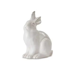 Bunny Cream Sitting Ceramic Figurine Decor 16.5X12X23CM by Madras Link, a Decorative Accessories for sale on Style Sourcebook