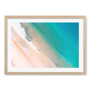 Aqua Sands 1 Putty Beach Framed Art Print by Profile Australia, a Prints for sale on Style Sourcebook